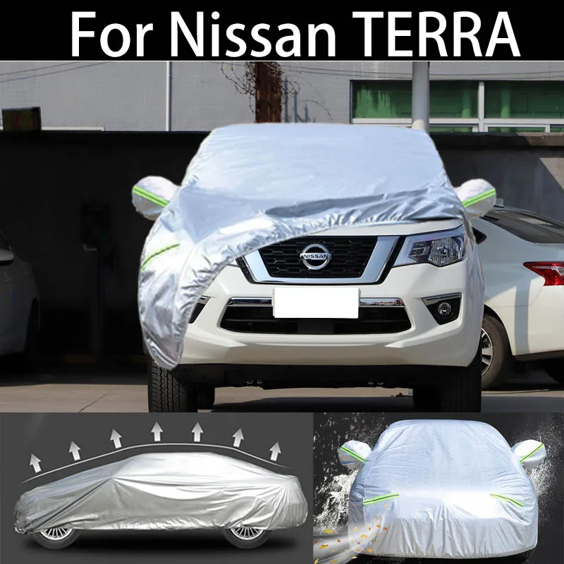 

For Nissan TERRA car Cover Dustproof Outdoor Indoor UV Snow Resistant Sun rain Protection waterproof hail cover for car