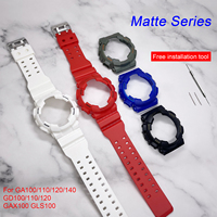For GA100 GA110 GA120 GD100 GD120 Watch Strap case for Men Matte Wristwatch Bezel Sport Silicone Case Band