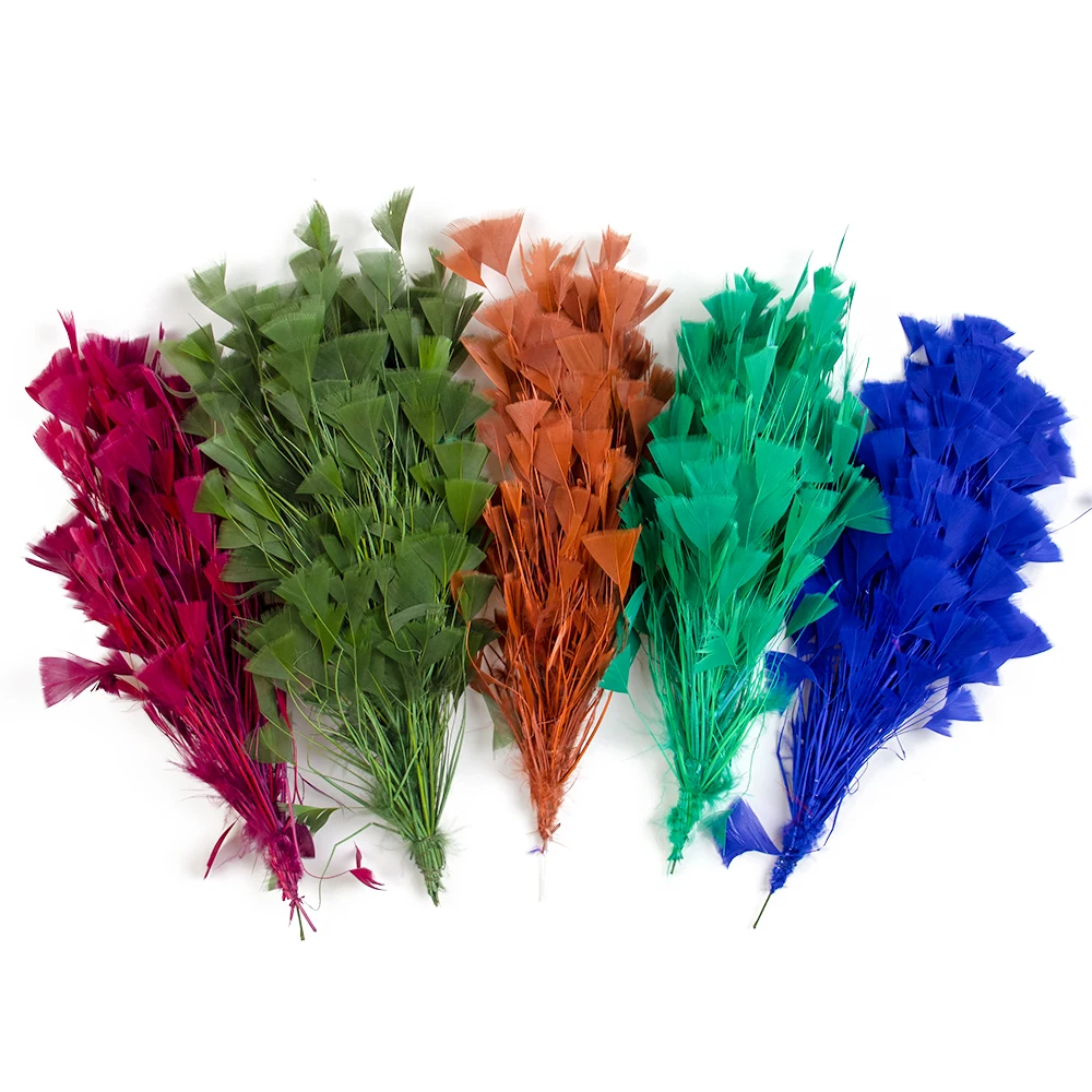 1 Bunch Natural Turkey Feather Flower 25-30cm 10-12 Inch for Headdress Wedding Party DIY Craft Accessories Headpiece Decor