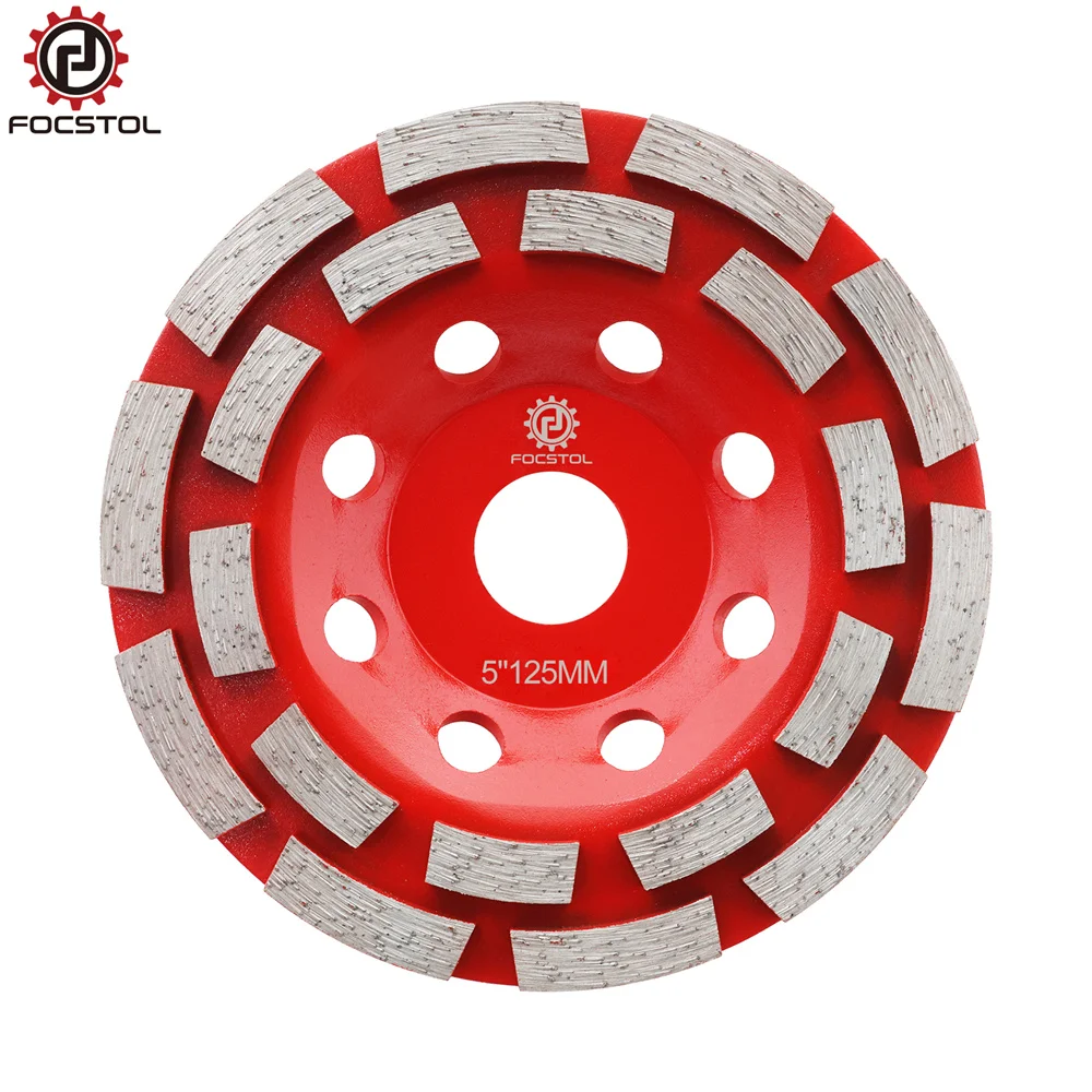 

FOCSTOL 1pc Dia 100/115/125/180mm Diamond Grinding Wheel for Concrete Granite Marble Masonry Grinding Disc