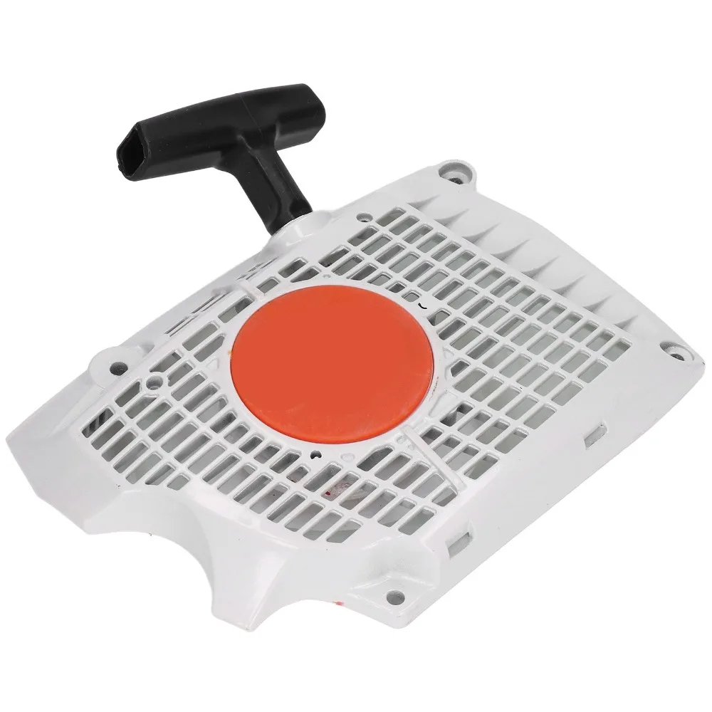White Pull Starter Assembly Compact Easy to Install Rewind Starter Assembly Plastic for Stihl MS362 MS362C
