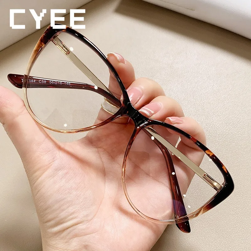 

CYEE Trendy TR90 Butterfly Reading Glasses Women High Quality Eyeglasses High-End Customization Prescription Optical Eyewear