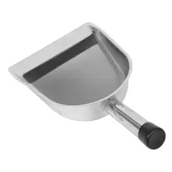 Heavy Thickned  Metal Dust Pan Stainless Steel Dust Pan Handle Handheld Trash Shovel Precision Edge Small Dustpan Home NEW