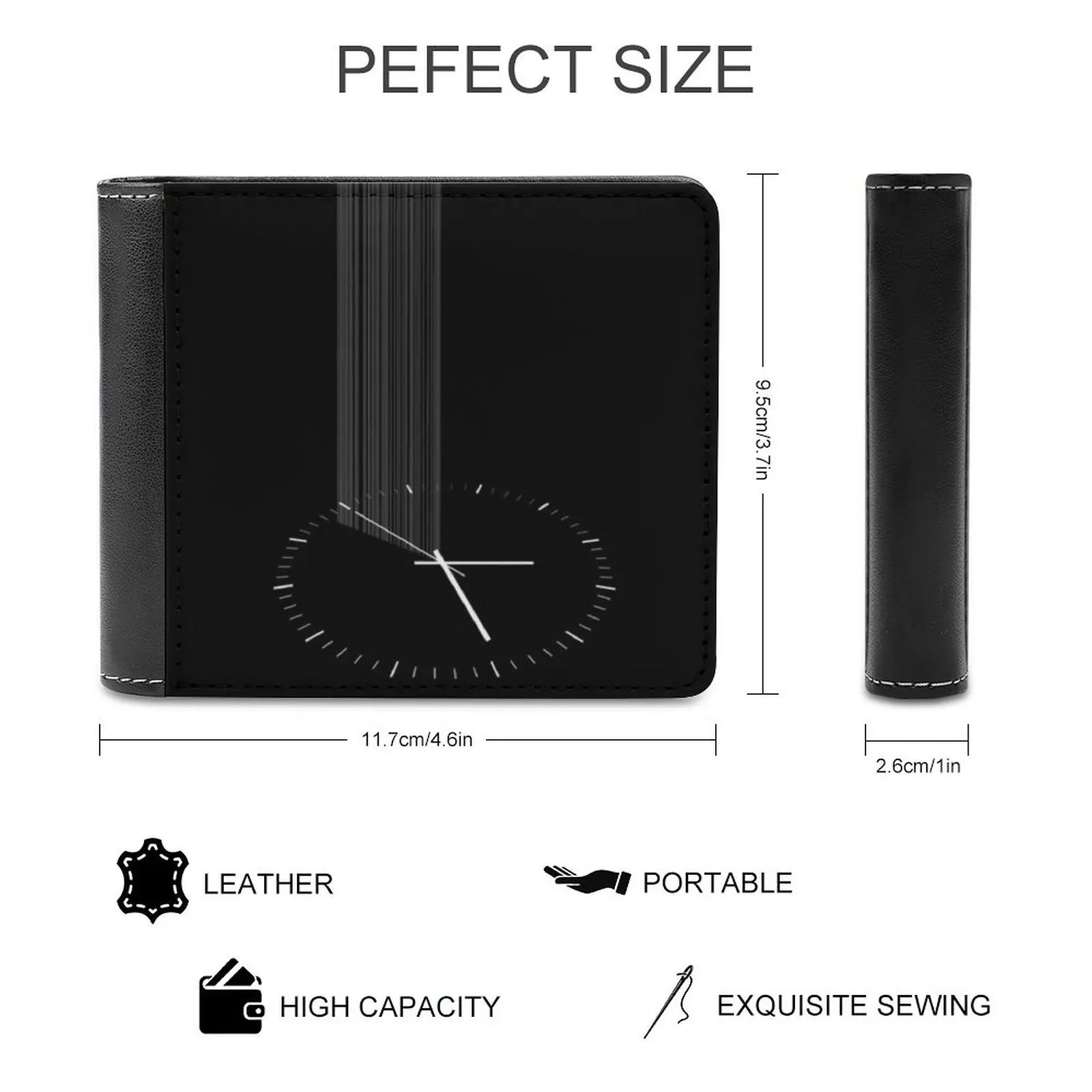 Interstellar Soft Men Wallets New Purse Credit Card Holders For Male Purses Men Wallet Interstellar Space Black Hole