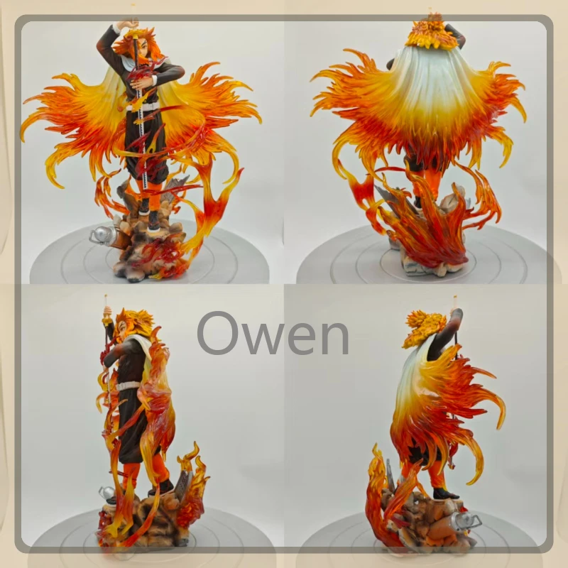 Kochou Shinobu Anime Demon Slayer:Kimetsu no Yaiba Figurine Rengoku Kyoujurou Action Figure PVC Statue Collection Model Toy Gift