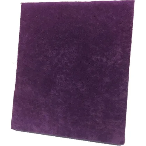 Enlightened Decor Suede Purple 24CM-20CM Pedestal Earring Stand