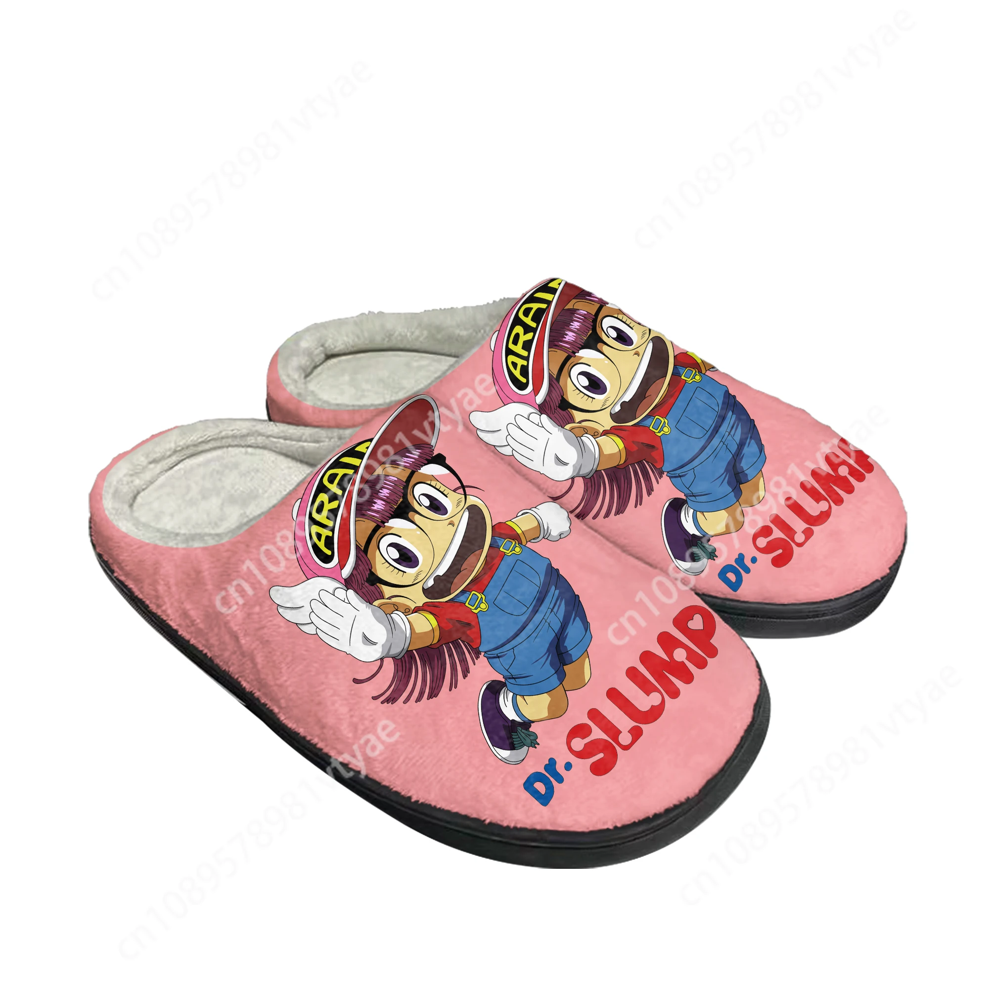 

Japan Manga Cartoon Arale Dr Slump Home Cotton Custom Slippers Mens Womens Sandals Plush Casual Keep Warm Shoes Thermal Slipper