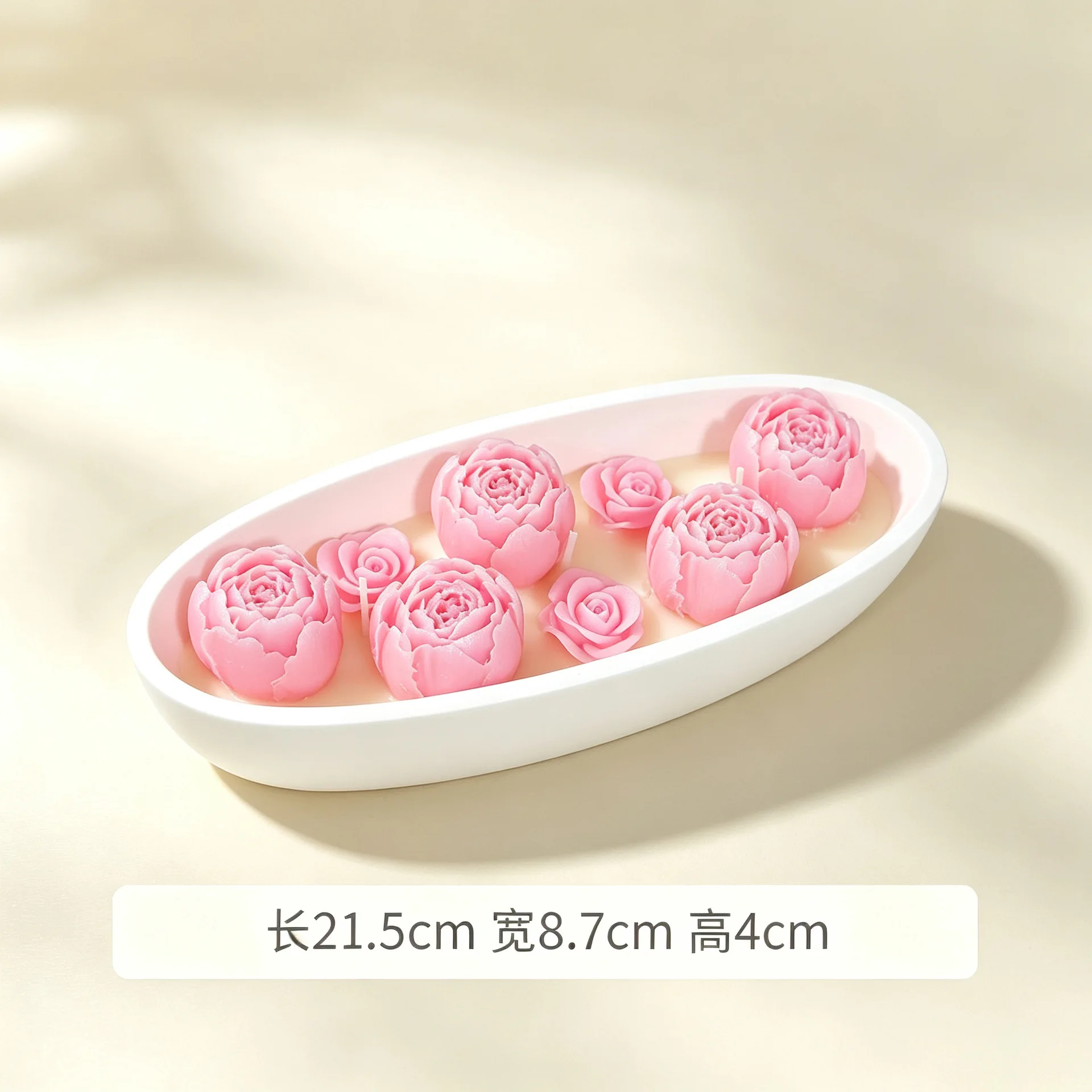 Heart Rose Floral Scented Cand - Candle Souvenir ulasan dan harga