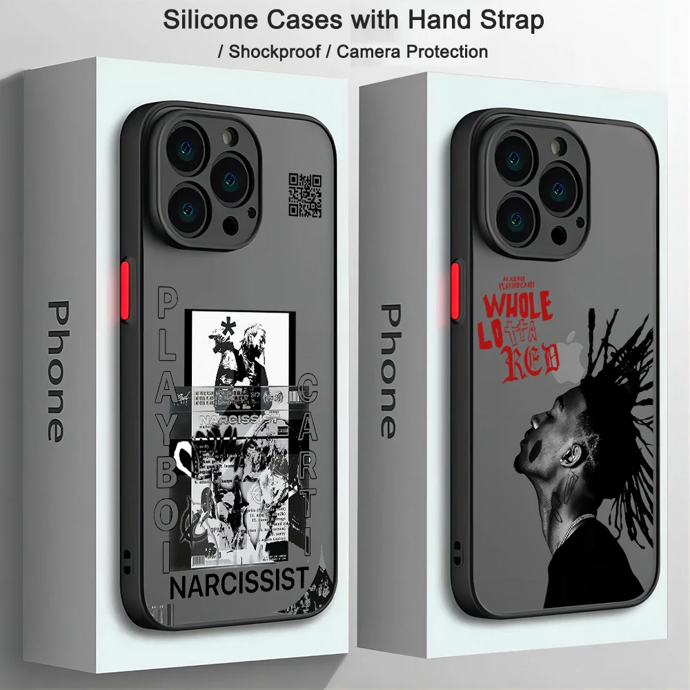 Playboi Carti Rapper Phone Case For iPhone 15 14 13 12 11 Mini Pro Max X XR XSMax 7 8 Plus New Hot Matte Transparent Back Cover