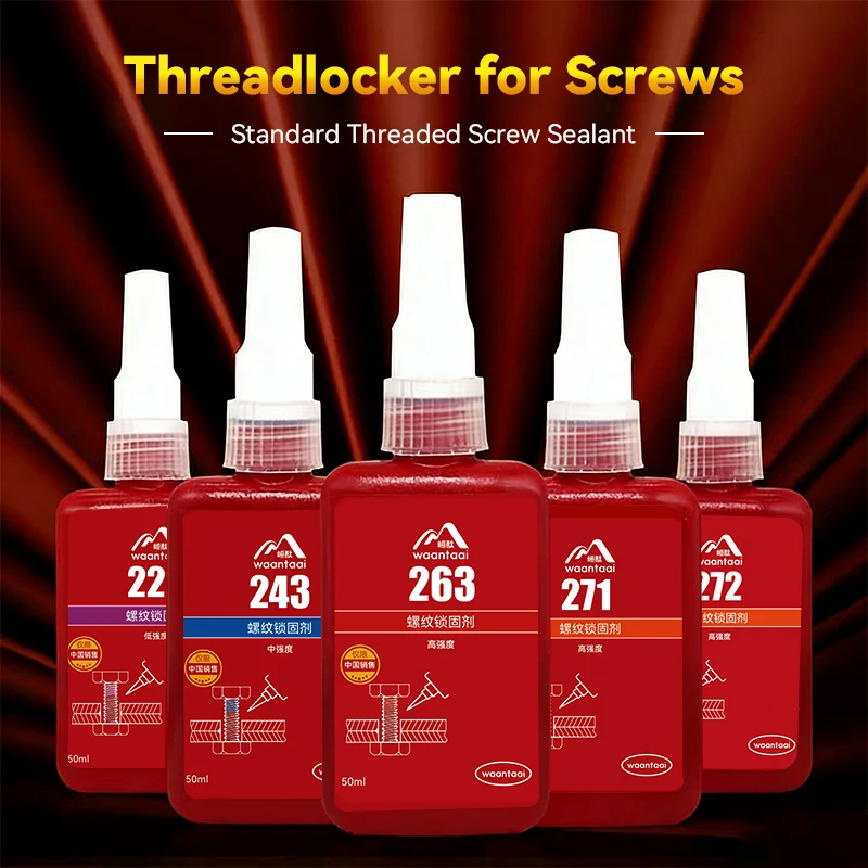 

Screw Lock Threadlocker Red Screw Glue Thread Locking Agent Anaerobic Glue Anti-loose Universal Thread Sealants