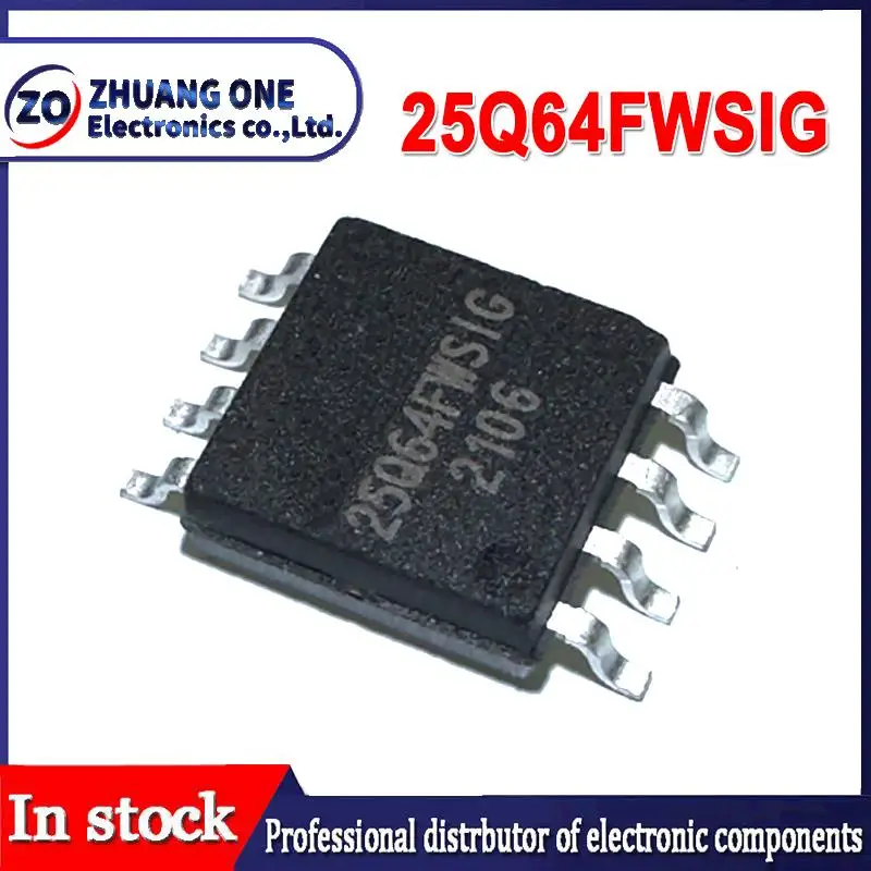 (5-10piece) W25Q64FWSSIG W25Q64FWSIG 25Q64FWSSIG 25Q64FWSIG 25Q64FWS1G W25Q64 25Q64 SOP8 new original In Stock