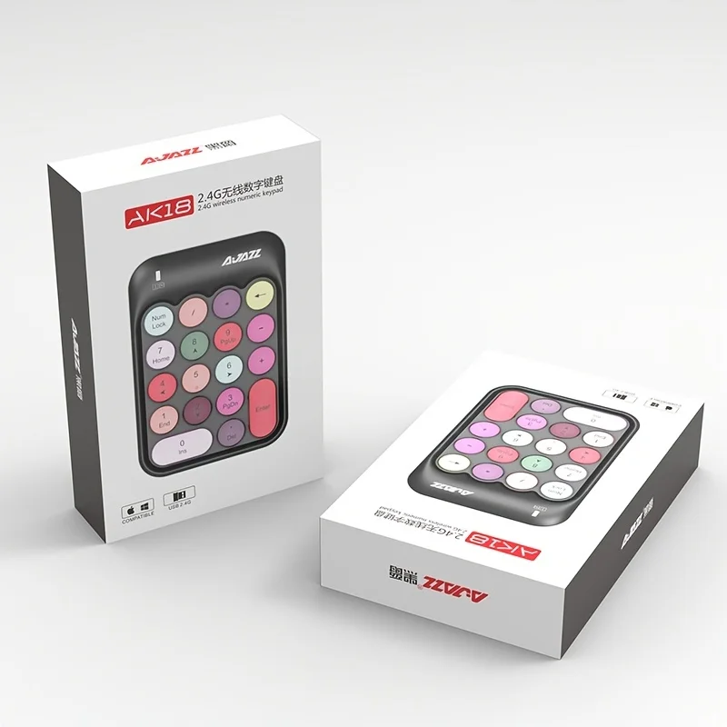 AK18 digital film keyboard, portable 18-key mini keyboard, keyboard expansion，gaming keyboard - Image 6