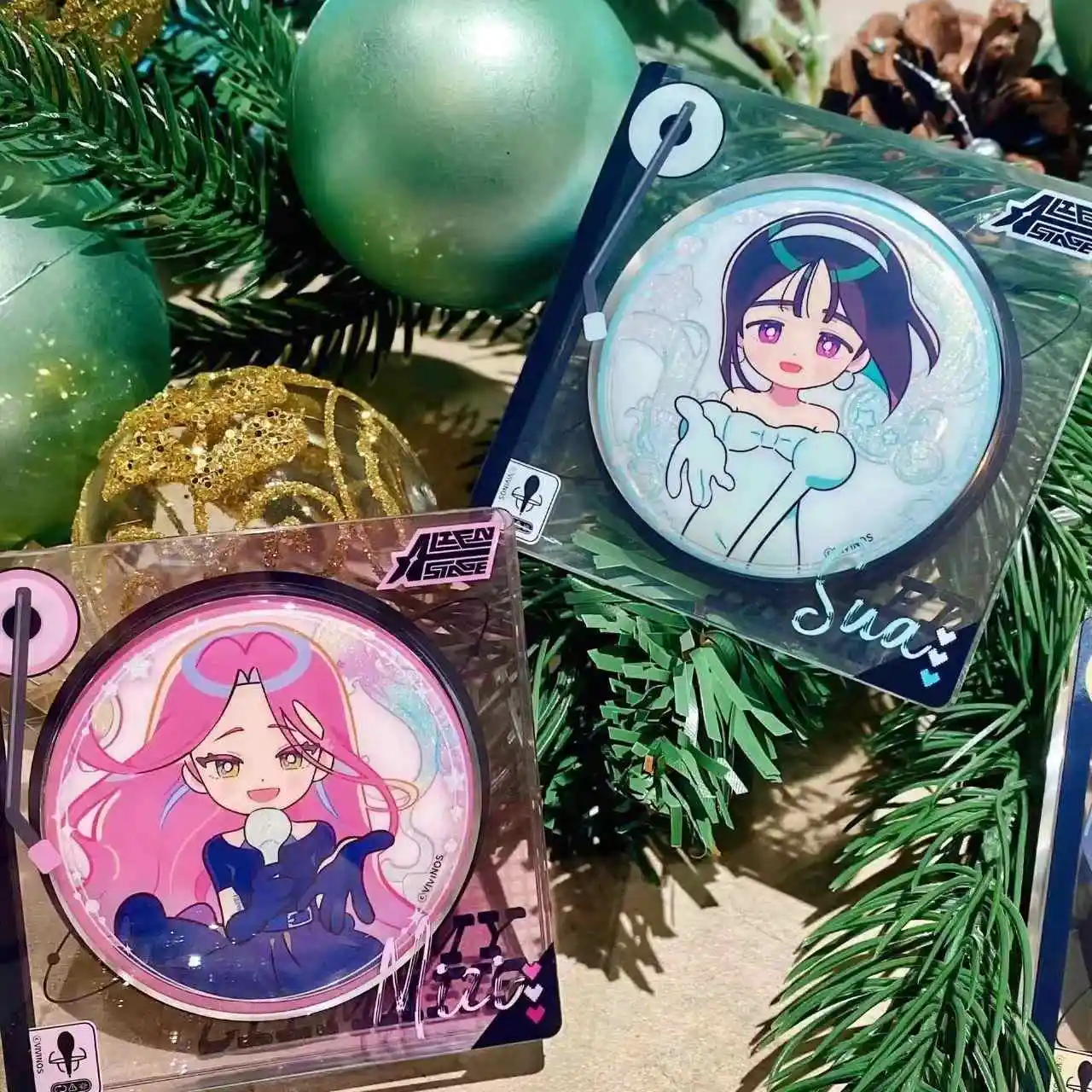 Game Alien Stage ivan til mizi sua luka Cosplay Cartoon Badge Itabag Button Brooch Pins Backpack Decor Anime Cartoon Gift