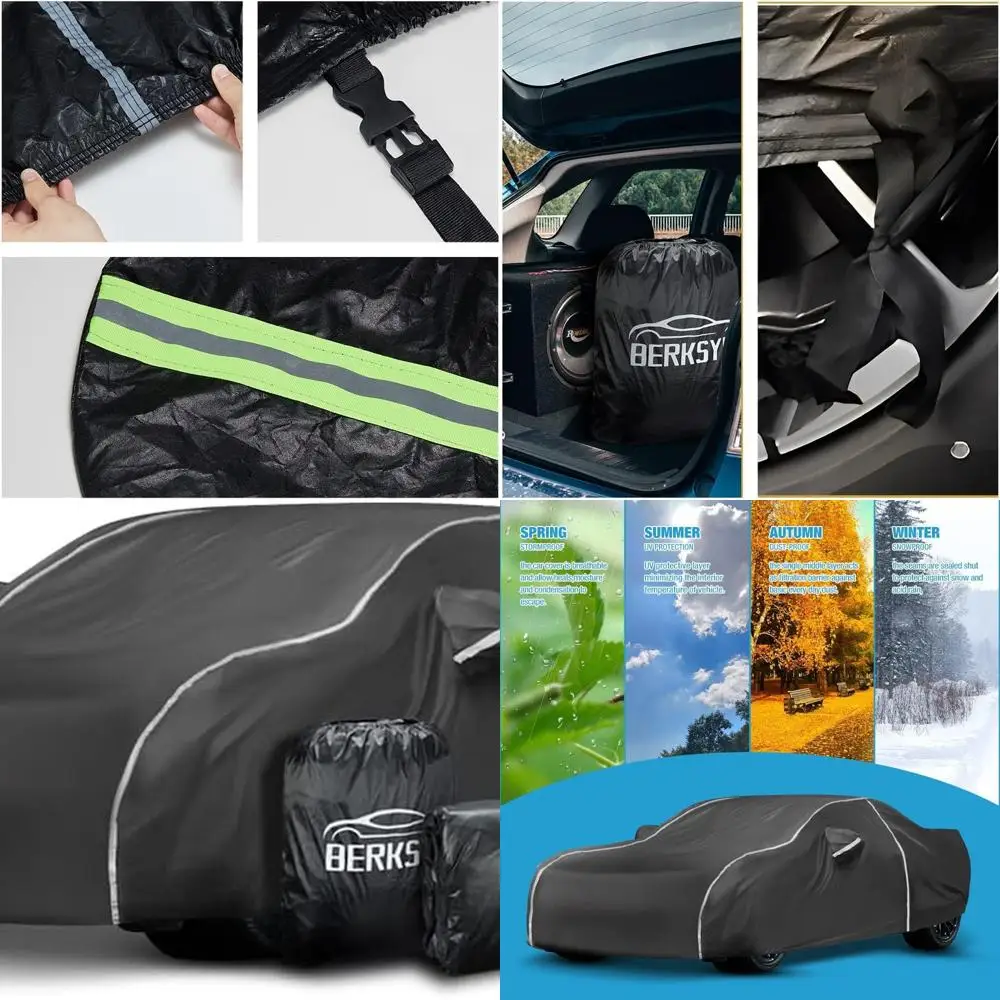 غطاء سيارة مقاوم للماء مكون من 6 طبقات من تشيفي كامارو 2010-2024 مع حقيبة تخزين #1