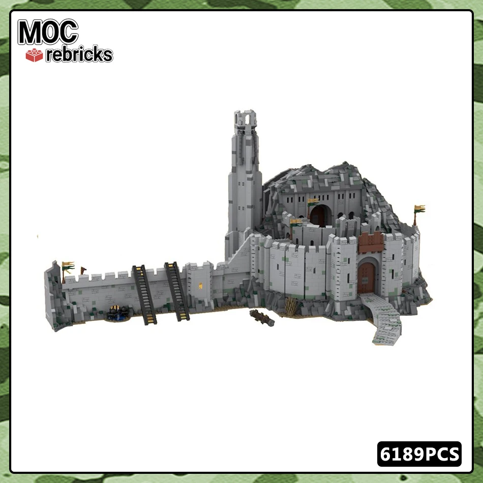 MOC Building Block Series Famous Film Helm Scene Deep UCS Scale Model Brick DIY Ultimate Collector Puzzle Assembling Xmas Toy