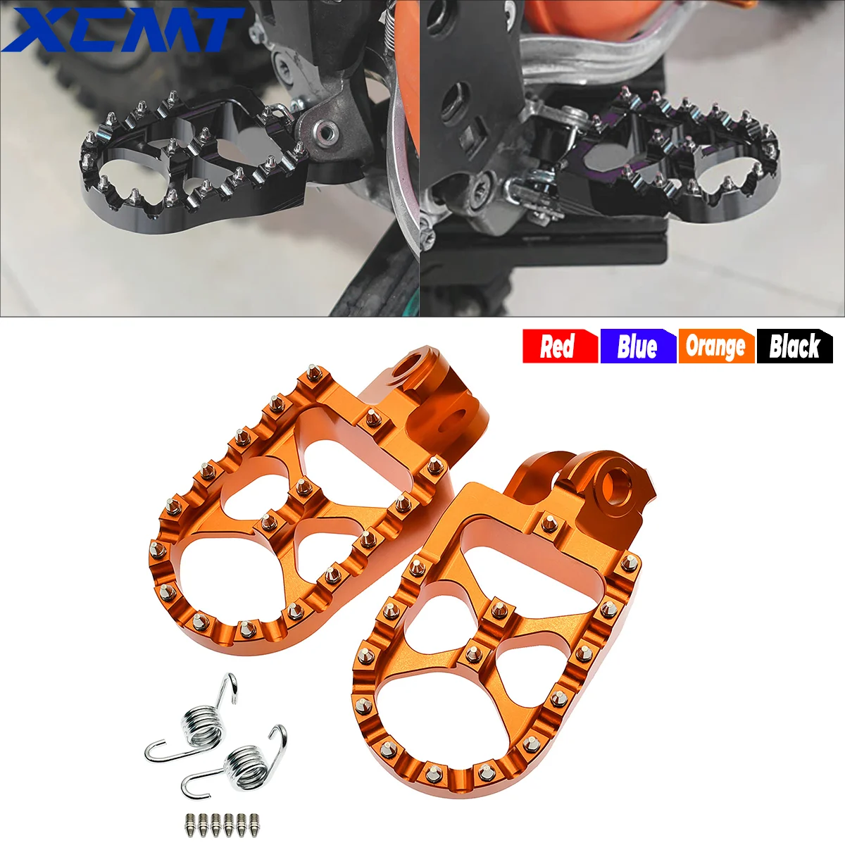 CNC Foot Rests Footrest footpegs Pegs Pedals For KTM EXC SX XCF SXF XC XCW XCFW 65 85 125 150 200 250 300 350 450 ADVENTURE 990