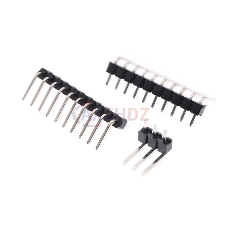 10PCS 2.54mm 2P 3P 4P 5P 6P 7P 8P 9P 10P 12P 14P 15P 16P 20P 40Pin Single/Double Row MalePin Header Female Header PCB Connector