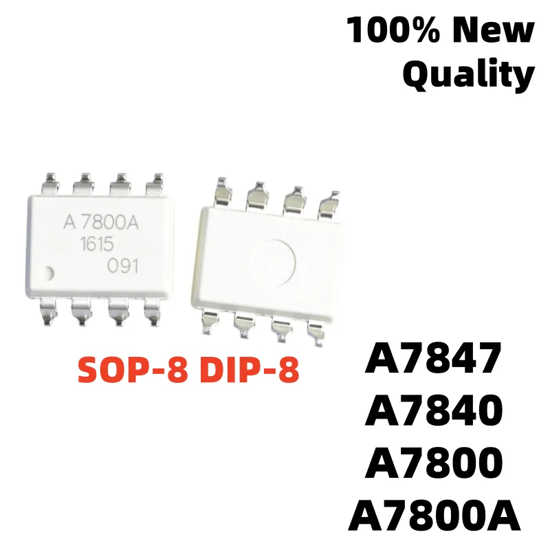 5Unids/Lote A7800 A7800A A7840 A7847 SOP-8 DIP-8 Optocoupler Transistor NEW In Stock