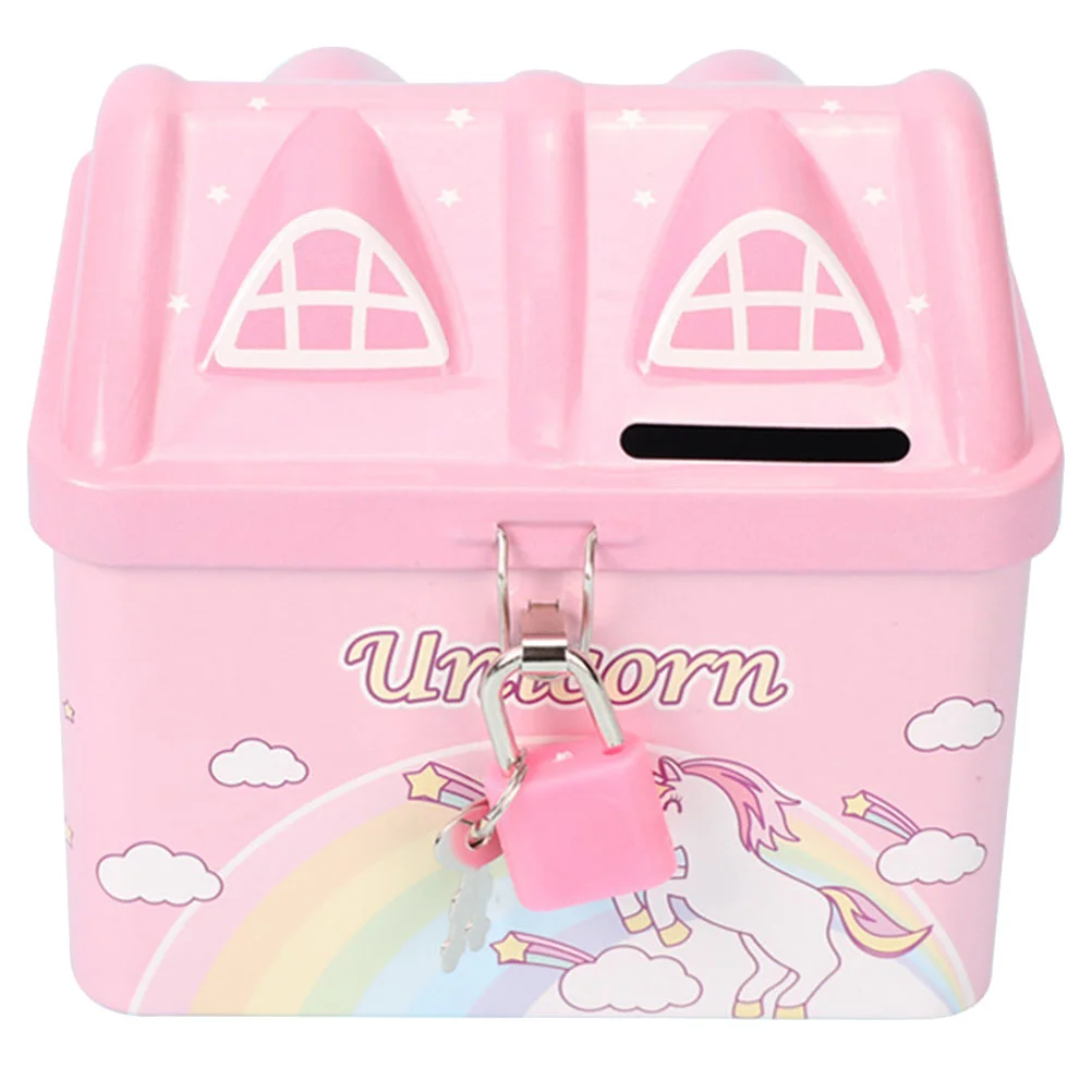 

Money Bank Piggy Decor Kids for Girls Storage Box Adorable Saving Birthday Gift