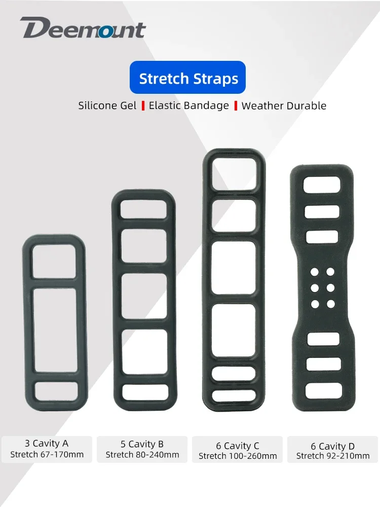 AliExpress DEEMOUNT Silicone Gel Straps for Bike Handlebar Seatpost Helmet Lamp Remote Control Bell Mount Auto Mirror DVR GPS Camera Rubber Bandage