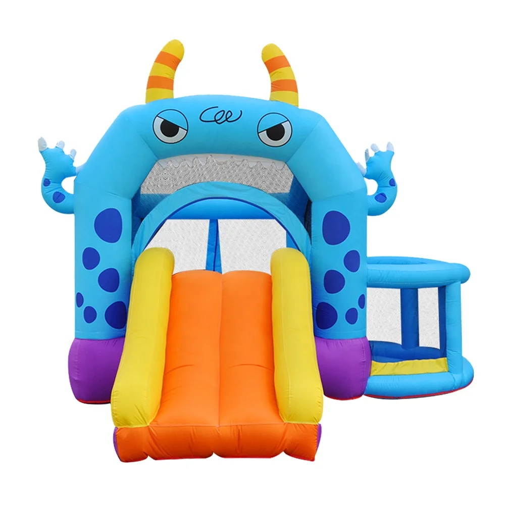 Little monster fashionable children indoor outdoor inflatable bounce house inflatable jumping trampoline bouncy castle