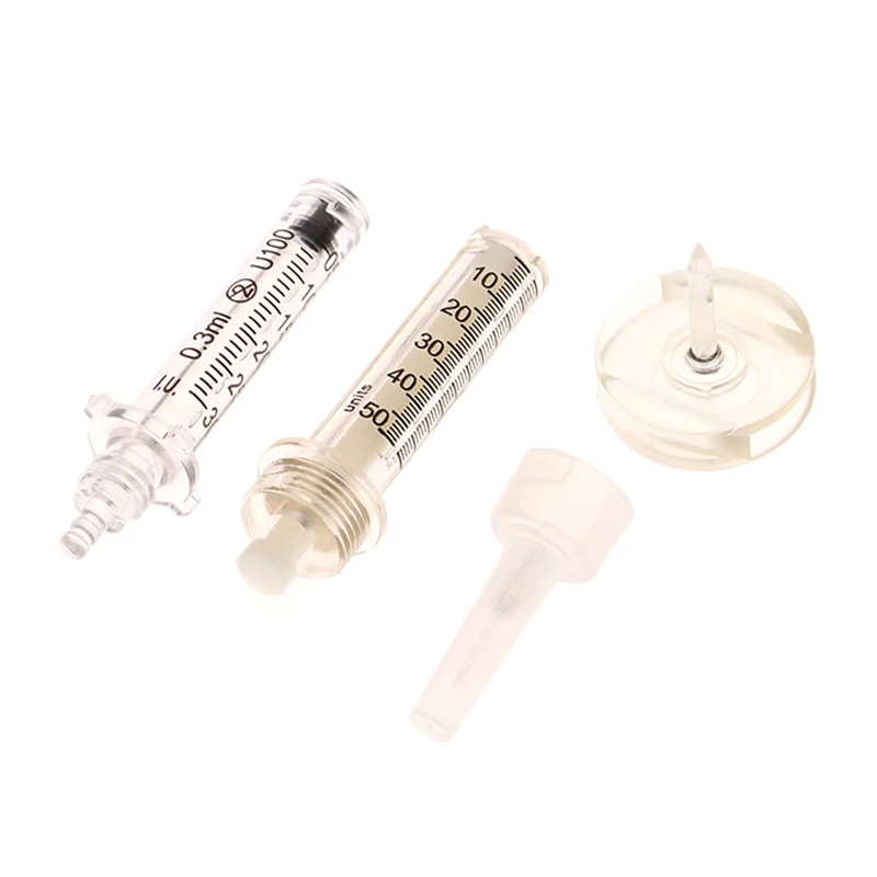 5pcs 0.5ml/0.3ml Disposable Syringe Ampoule Head Needles Sterile Package No Needle Lip Filler Syringes For Hyaluronic Pen