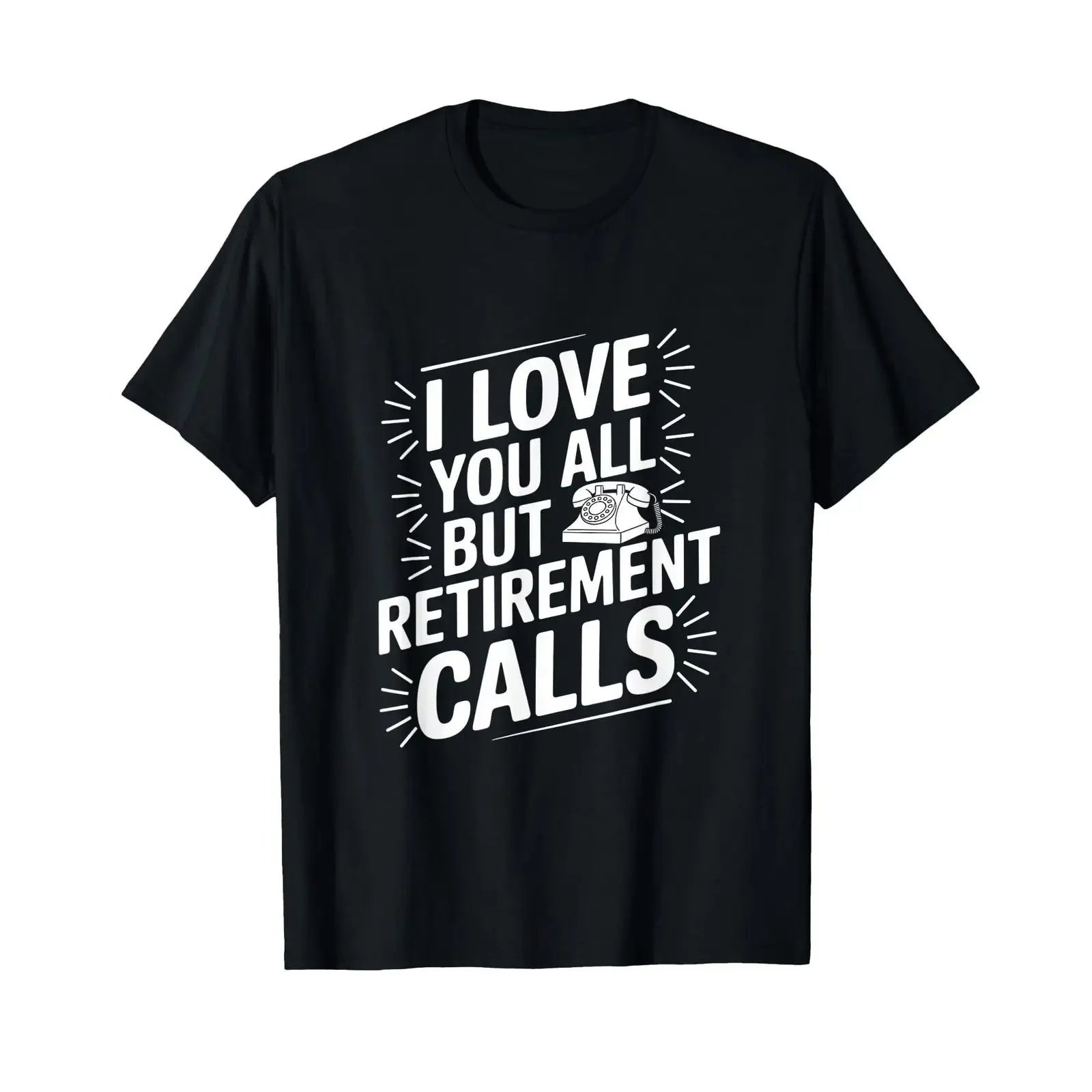 Ich liebe euch alle aber der Ruhestand ruft Lustiger 2025 T Shirt vintage Washed designer clothes Soft Casual streetwear homme