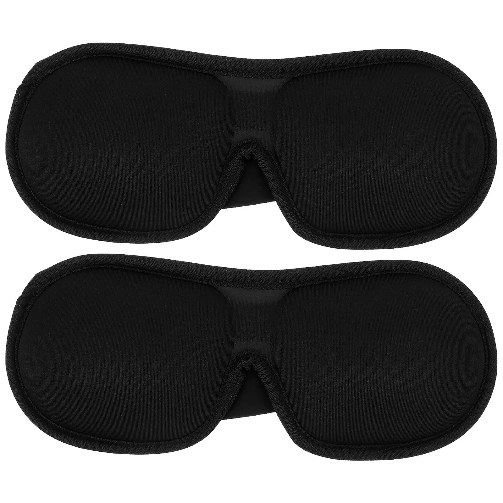 

2 Pcs Sleep Mask Eye Hood Blinder Blue Kids Travel Masks Patches Elastic 3D Memory Foam Anti Light Pressure Relief Fatigue