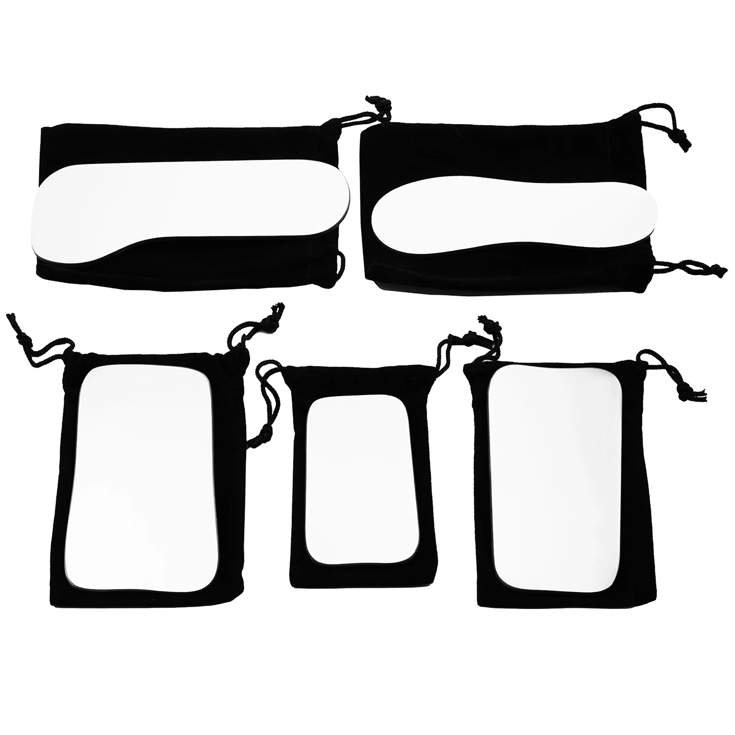 5Pcs/Set Dentistry Orthodontic Mirror Photography Double-Sided Mirrors Dental Tools Glass Material Intra Oral Reflector