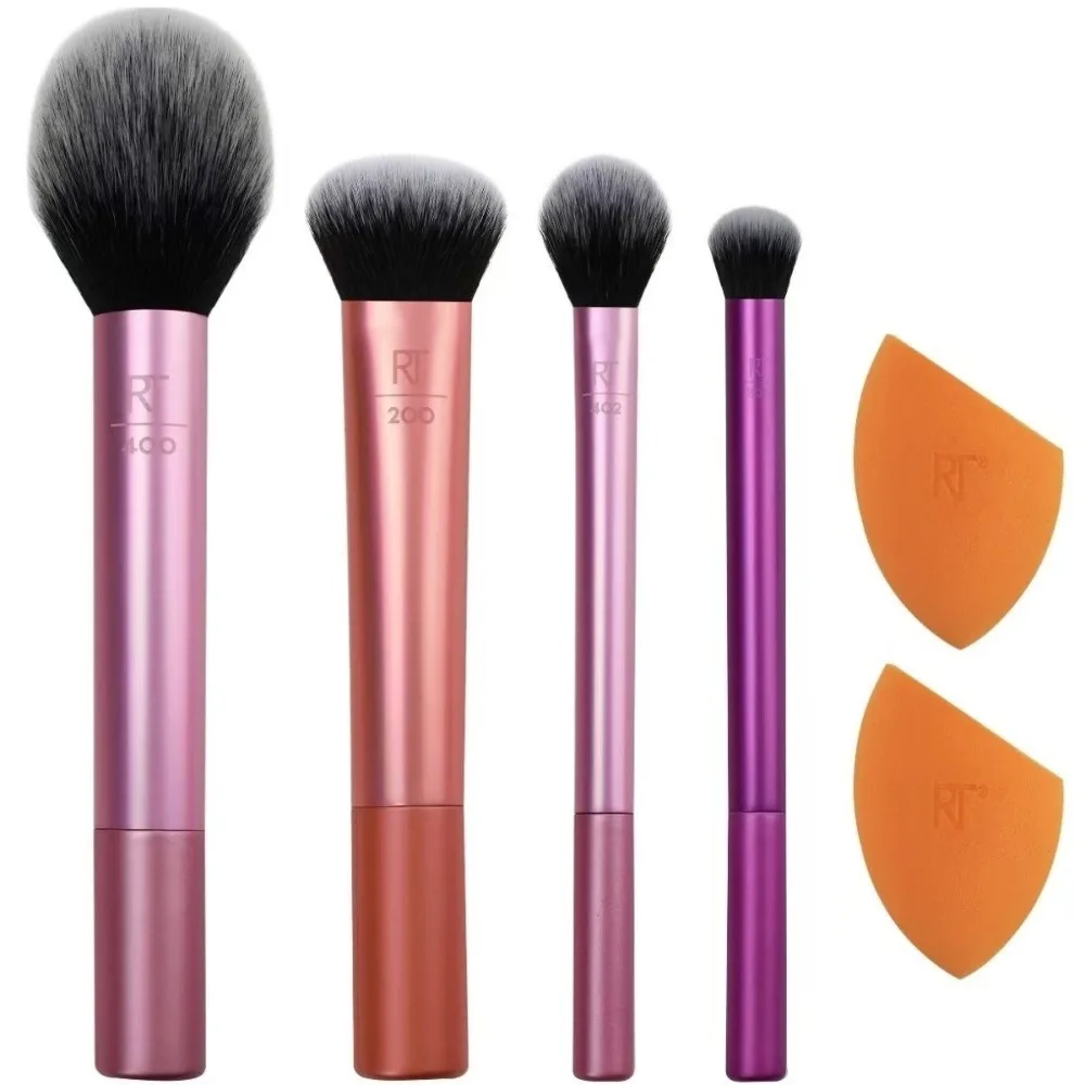 Série americana conjunto completo de pincéis de maquiagem em pó pincéis de maquiagem halo tintura brushpinceau sourcil beleza escova beleza ovo maquiagem