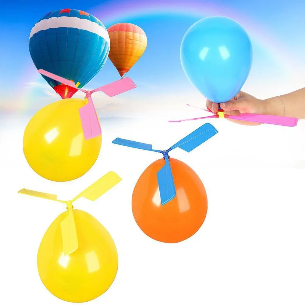 HOT SALE 5Pcs/lot Classic Children's Balloon Inflatable Toy Balloon Helicopter Balloon Car Power Inertia Toy Outdoor Toy