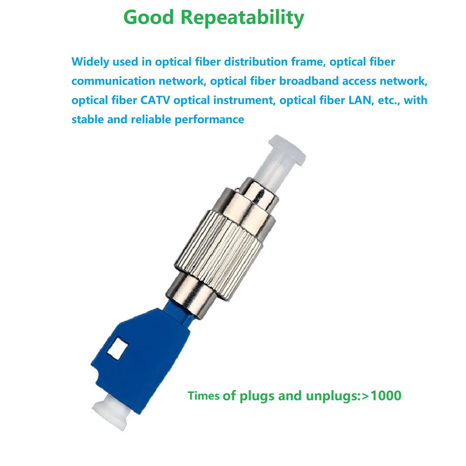 Fiber Optic LC Female To FC Male OPM Optical Power Meter Visual Fault Locator Hybrid Adapter simplex Single mode Optic