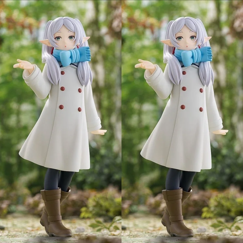 Mainan Figur Aksi Frieren Blow Kiss Ver. Asli untuk Hadiah Anak-anak, Model Koleksi, Ornamen