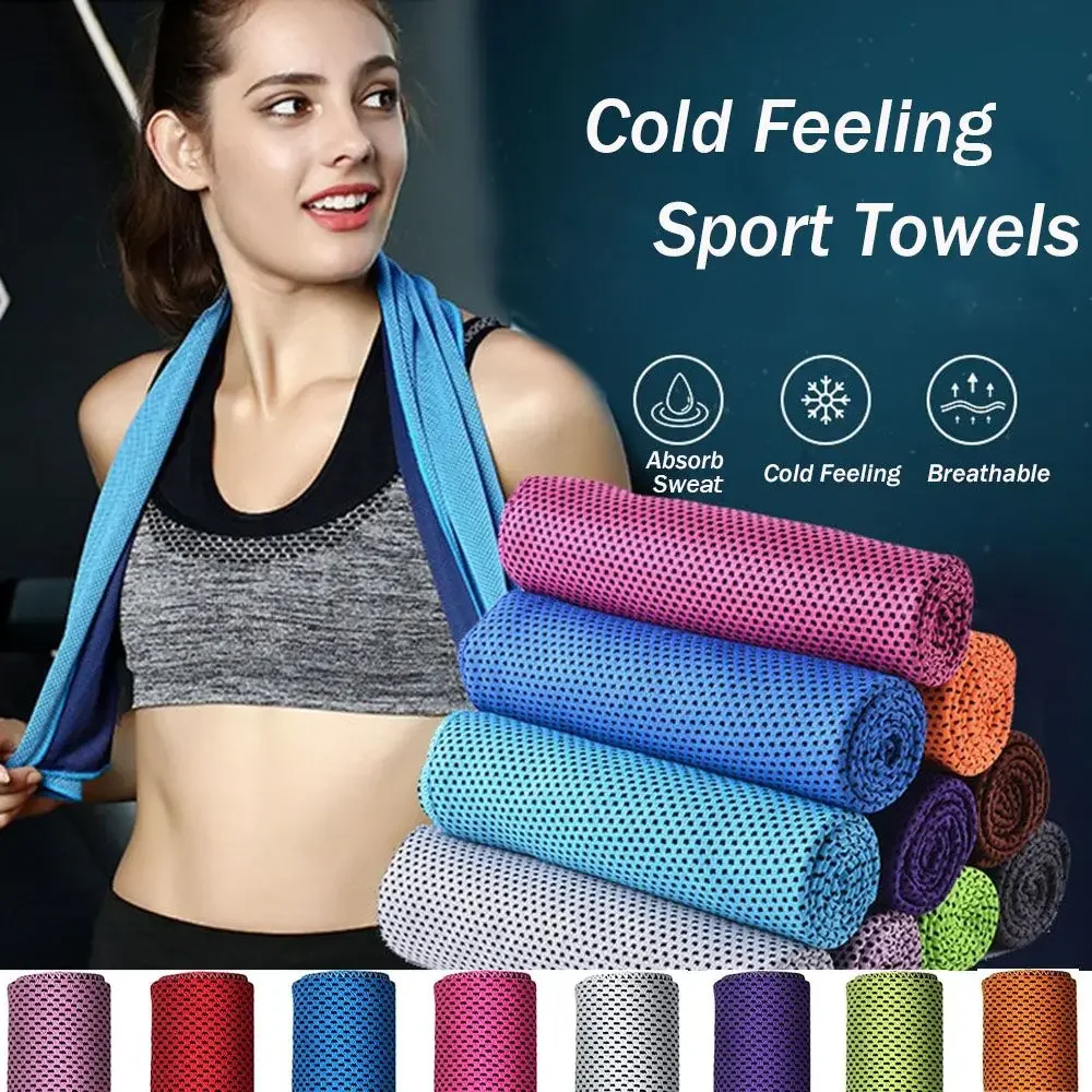 Summer Cooling Ice Silk Towel,breathable and Soft,suitable for Activities Such as Yoga,golf,gym, Camping,running,exercise,etc