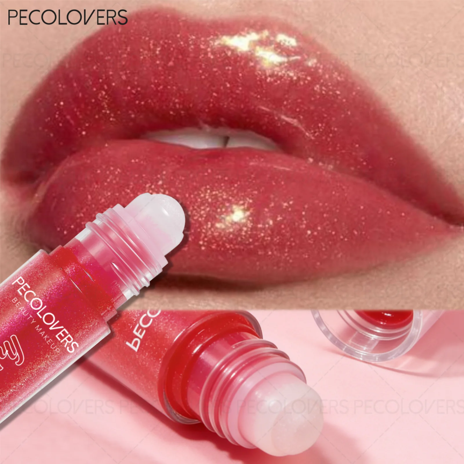1 Stück Lip Glaze Lipgloss in leuchtenden Farben, langanhaltender, feuchtigkeitsspendender Lippenbalsam, feuchtigkeitsspendender Glasglanz, wasserfester Lippen-Make-up-Look