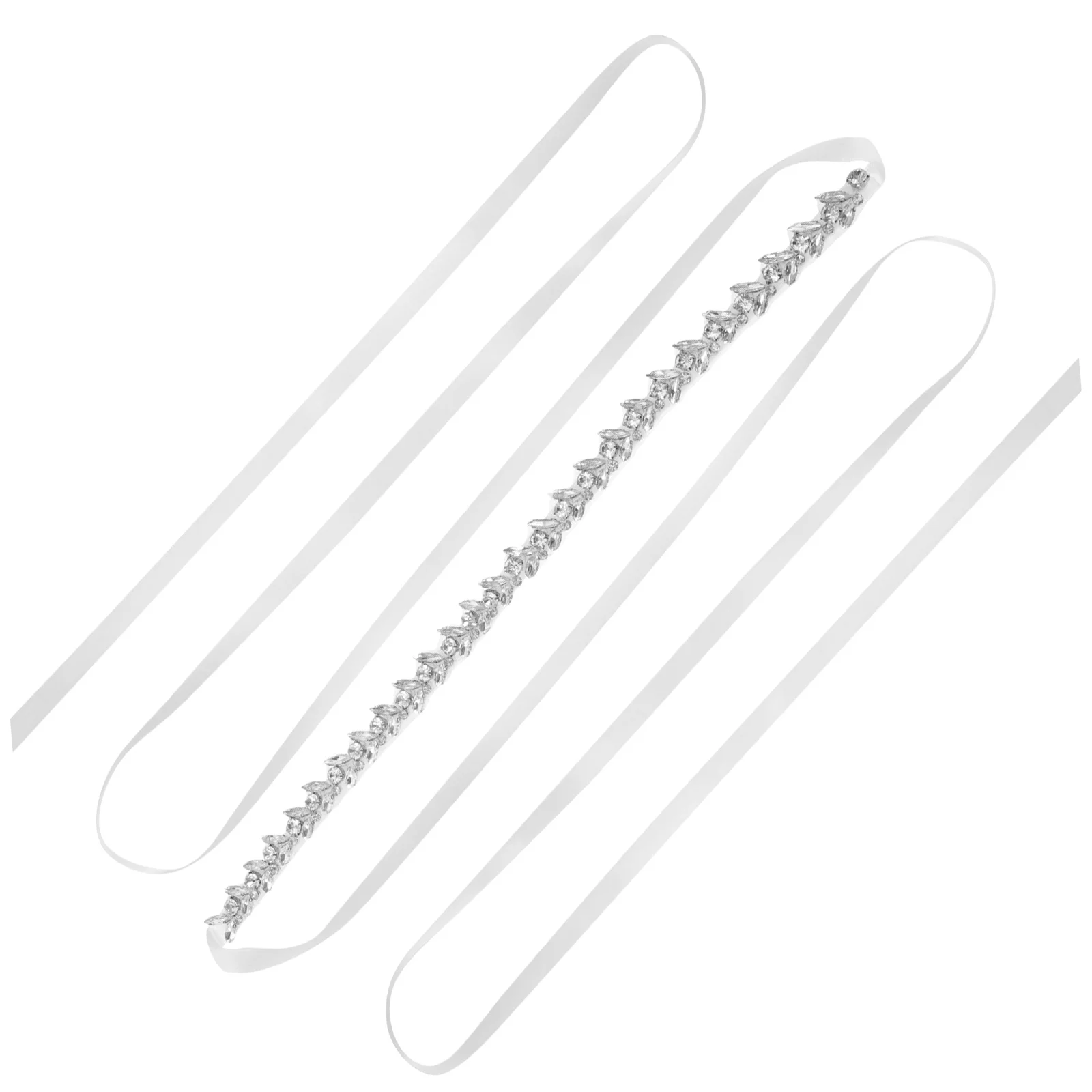 

1Pcs Wedding Rhinestone Waist Belt Bridal Girdle Dress Accessory Bride Sash for Banquet Beach Wedding Bride Girdle