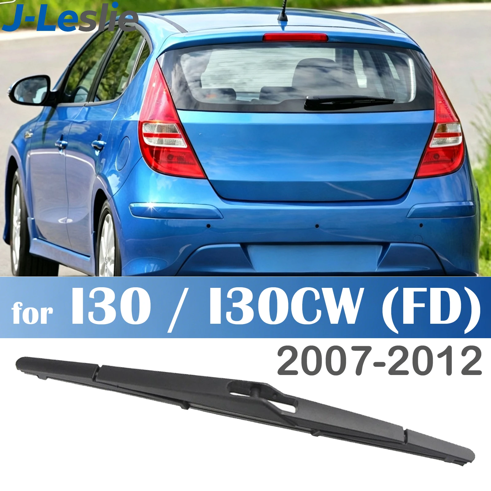12 Zoll für Hyundai i30 i30CW CW FD 2007-2012 Heckscheibenwischerblatt Windschutzscheiben-Heckklappenwischer Zubehör scheibenwischer Hinten Heckwischerarm