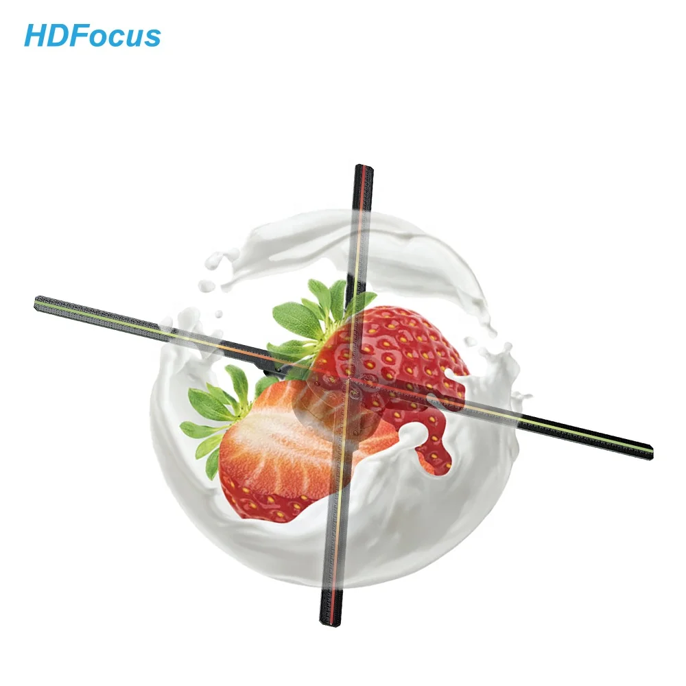 

3D Holographic Fan In Delhi 3D Hologram Led Fan Outdoor 4 Blade 3D Holobox Display