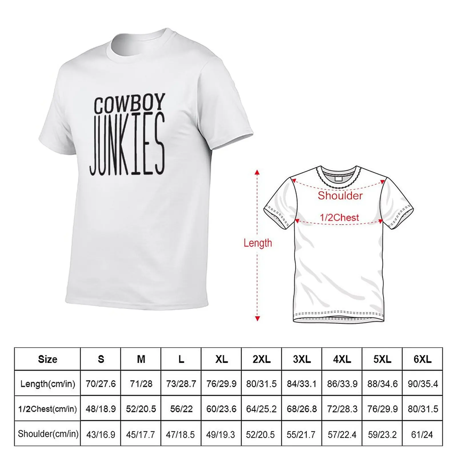 Cowboy Junkies T-Shirt cotton t shirt pack t shirts for man cotton soft T-Shirt