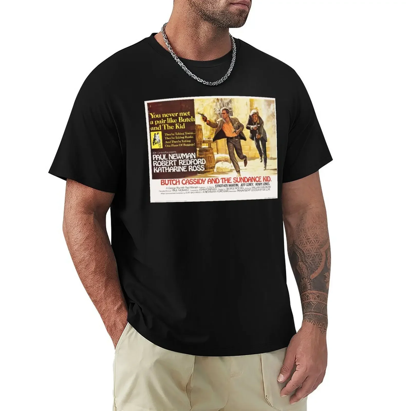 

Butch Cassidy and the Sundance Kid T-Shirt plus sizes baggy shirts men graphic t shirts