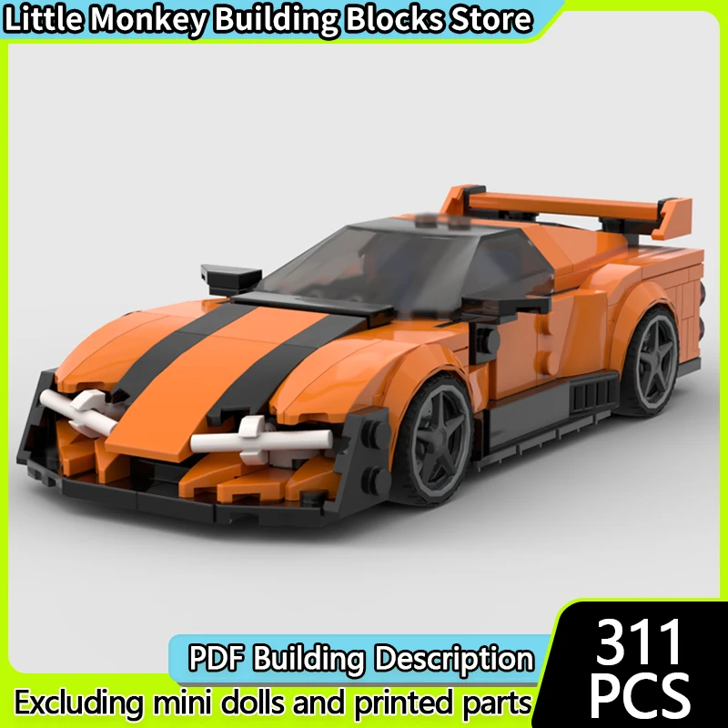 

Модель гоночного автомобиля Speed Racing Car MOC, конструктор из строительных блоков, гиперкар Tiger R, модульная технология, детские праздничные подарки, набор для сборки игрушек