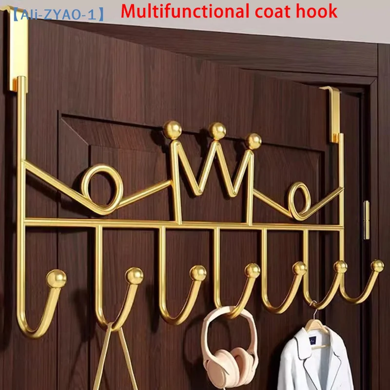 【ZYAO-1】1 Stück Türhaken, multifunktionaler Wandhaken für Schlafzimmer, Kleidung, Mantel, Garderobenhaken, Eingangsbereich