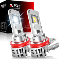 OUSHI 2pcs H8 H11 Car Led Headlight Bulb Super Bright 6000K White H9 Lamp High Power No Adapter Required For Land Rover Range