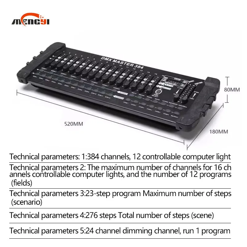 32 Channel Dj Light Controller 384 Console DMX512 Controller