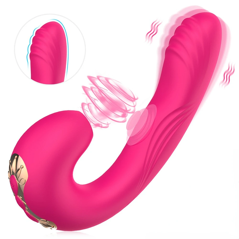 2in1 Air Pulsing Vibrator Sucking G Spot Vibrating Clitoral Vibrators for Unique Stimulation Adult Sex Toys Women Dildo 18 Real