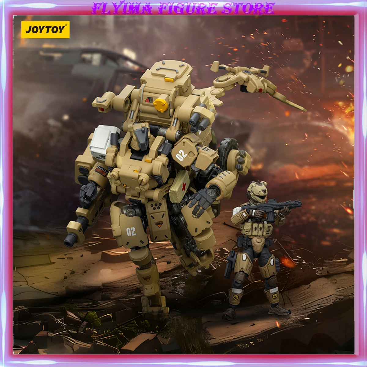 [EN STOCK] JOYTOY bataille pour les étoiles 1/25 figurine peur XS-02 type d'assaut Anime modèle militaire jouets à collectionner vacances