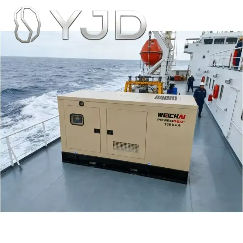 YJD Global Power 60Kw Silent Diesel Generator Open Frame 60Hz/50Hz Remote Control 1800 RPM High Efficiency Including ATS