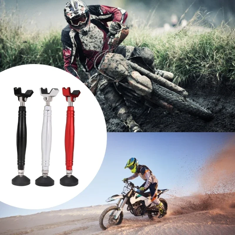Wheel Chain Cleaning Maintenance Tool Motorcycle Stand Lift Stand for Most Motorcycle Wheel Lift Stand with Brake Buckle D7YA