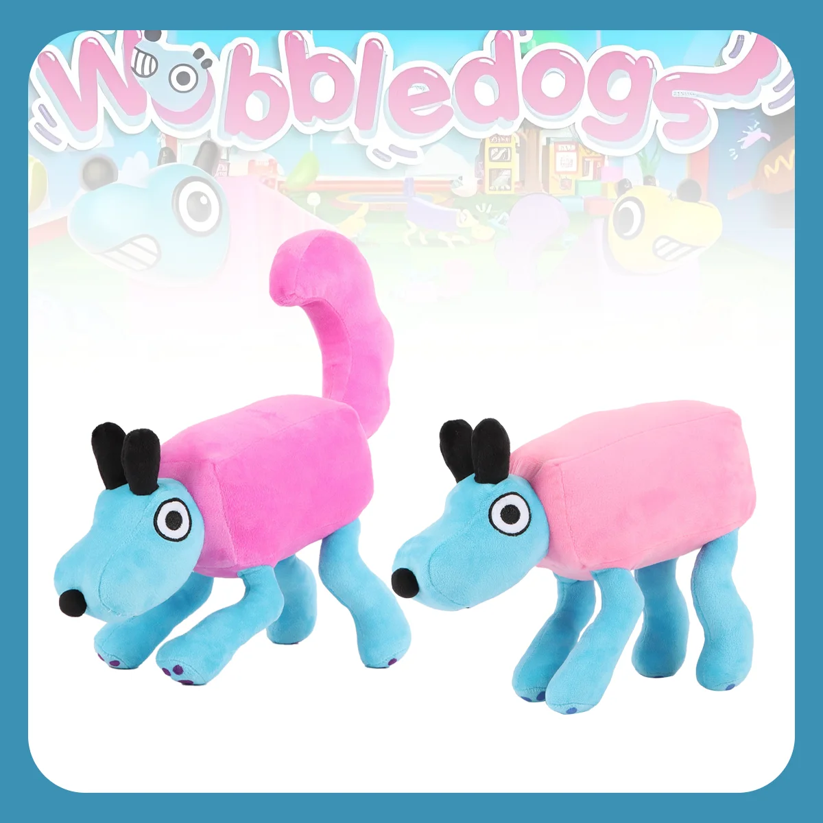 Wobbledog Plush Toys Game Anime Figure Plush Doll Soft Stuffede Animals Dog Plush Toy Holiday and Birthday for Video Game Fans