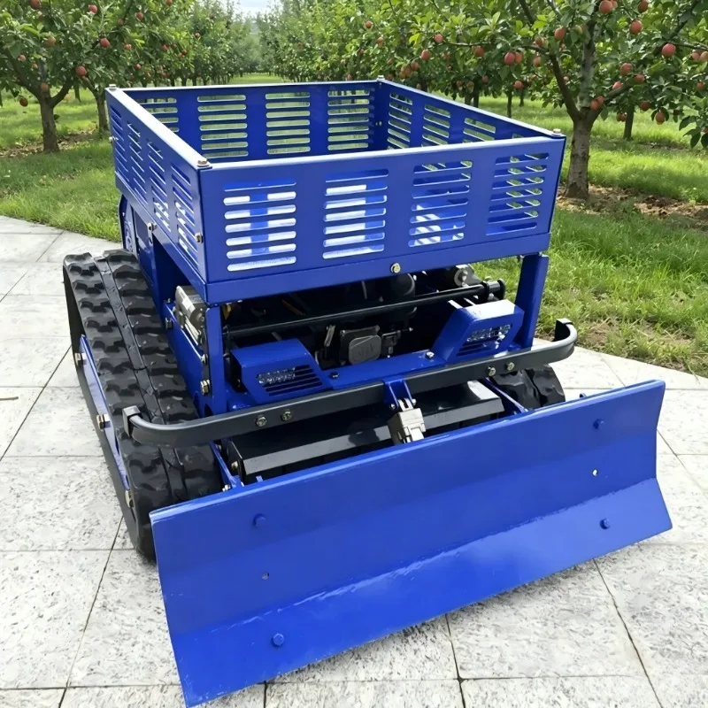2-In-1 remote controlled lawn mower and snow shovel 550mm remote controlled crawler snow remover, suitable for winter use